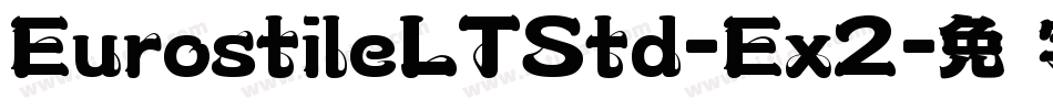 EurostileLTStd-Ex2字体转换