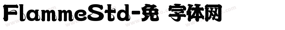 FlammeStd字体转换