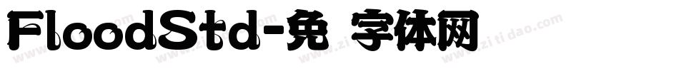 FloodStd字体转换
