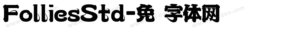 FolliesStd字体转换
