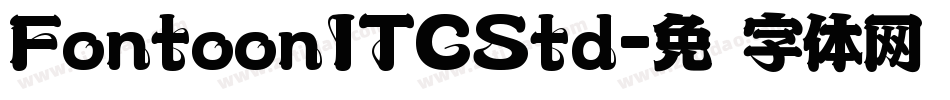 FontoonITCStd字体转换