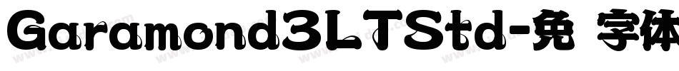 Garamond3LTStd字体转换