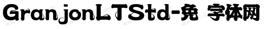 GranjonLTStd字体转换