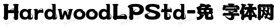 HardwoodLPStd字体转换