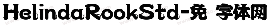 HelindaRookStd字体转换