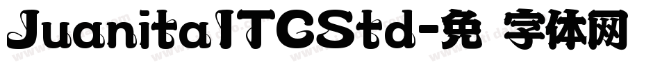 JuanitaITCStd字体转换