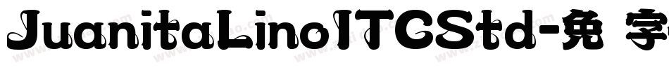 JuanitaLinoITCStd字体转换