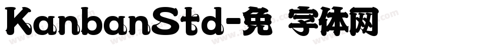 KanbanStd字体转换