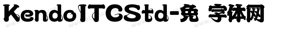 KendoITCStd字体转换