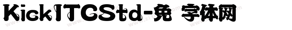 KickITCStd字体转换