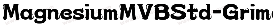MagnesiumMVBStd-Grime字体转换