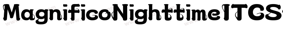 MagnificoNighttimeITCStd字体转换