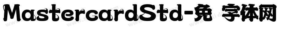 MastercardStd字体转换