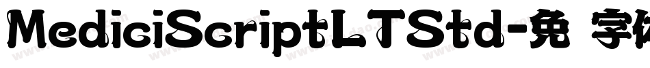 MediciScriptLTStd字体转换