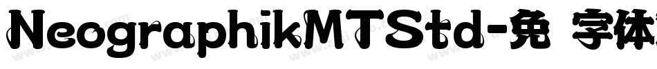 NeographikMTStd字体转换