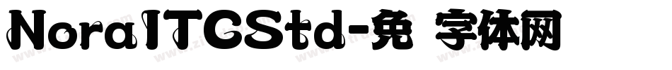 NoraITCStd字体转换