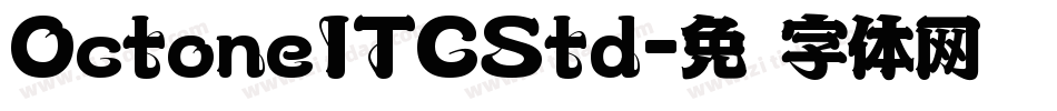 OctoneITCStd字体转换