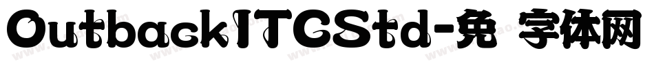 OutbackITCStd字体转换