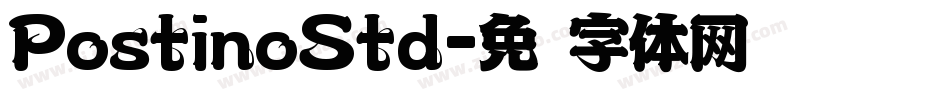 PostinoStd字体转换