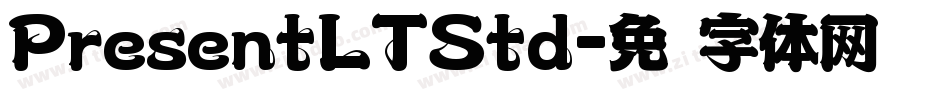 PresentLTStd字体转换