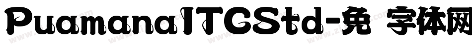 PuamanaITCStd字体转换
