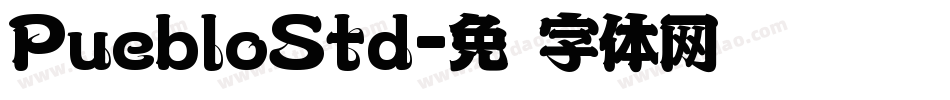 PuebloStd字体转换