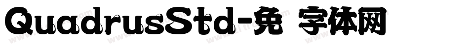 QuadrusStd字体转换