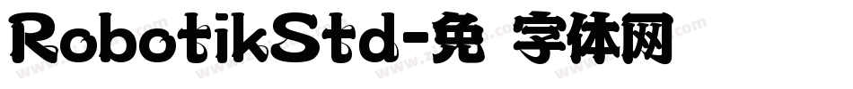 RobotikStd字体转换