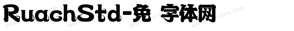 RuachStd字体转换