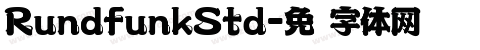 RundfunkStd字体转换