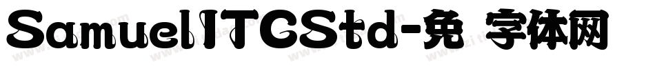 SamuelITCStd字体转换