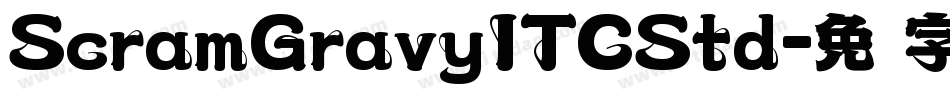 ScramGravyITCStd字体转换