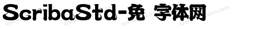 ScribaStd字体转换