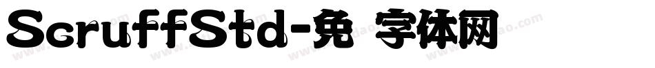 ScruffStd字体转换