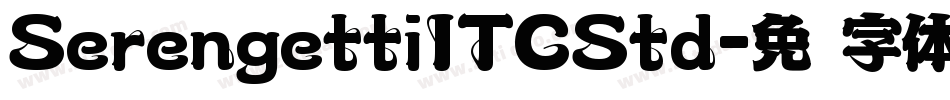 SerengettiITCStd字体转换