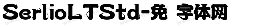SerlioLTStd字体转换