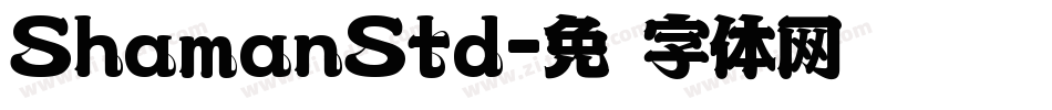 ShamanStd字体转换