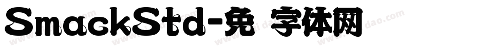 SmackStd字体转换