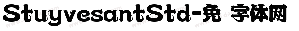 StuyvesantStd字体转换