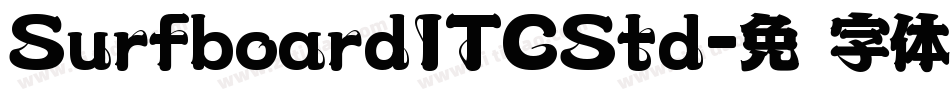 SurfboardITCStd字体转换