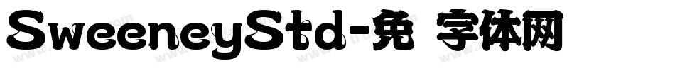 SweeneyStd字体转换