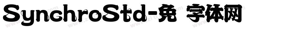SynchroStd字体转换