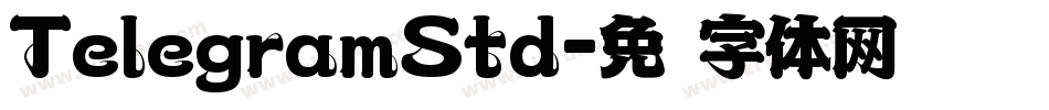 TelegramStd字体转换