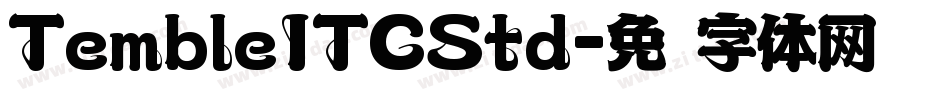 TembleITCStd字体转换