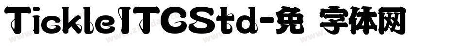 TickleITCStd字体转换