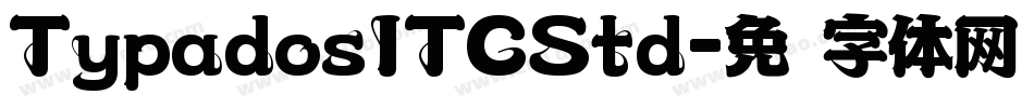 TypadosITCStd字体转换