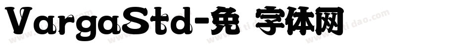 VargaStd字体转换