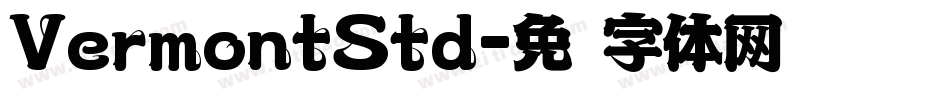 VermontStd字体转换