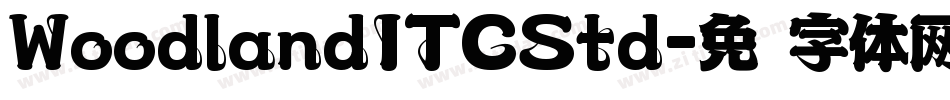 WoodlandITCStd字体转换
