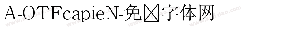A-OTFcapieN字体转换